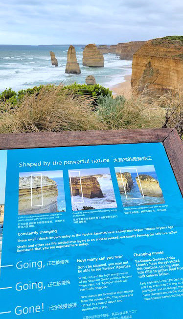 12 Apostles with Signage