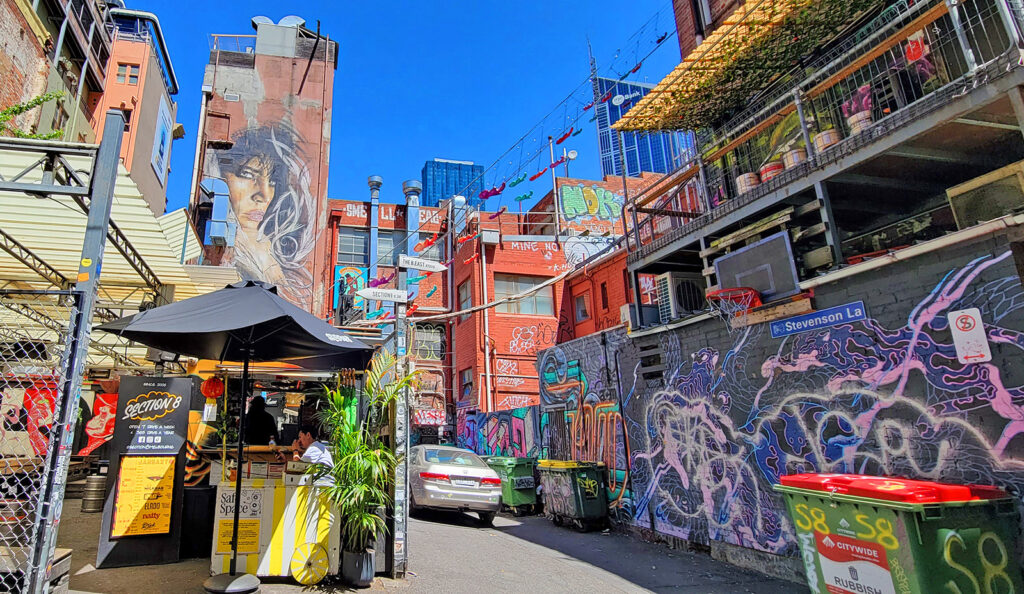 Street Art in a Melbourne Alley