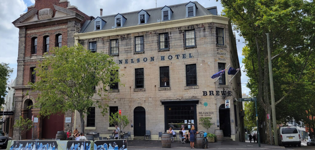 Exterior of the Lord Nelson Brewery Hotel