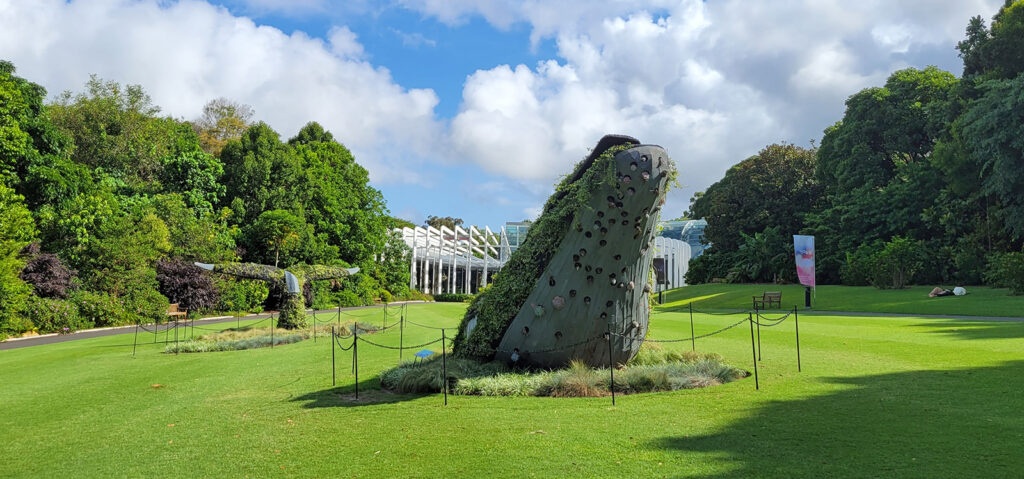 Whale Sculpture at Royal Botanic Garden of Sydney