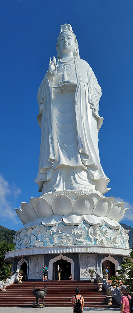 tall lady buddha statue in Da Nang, Vietnam