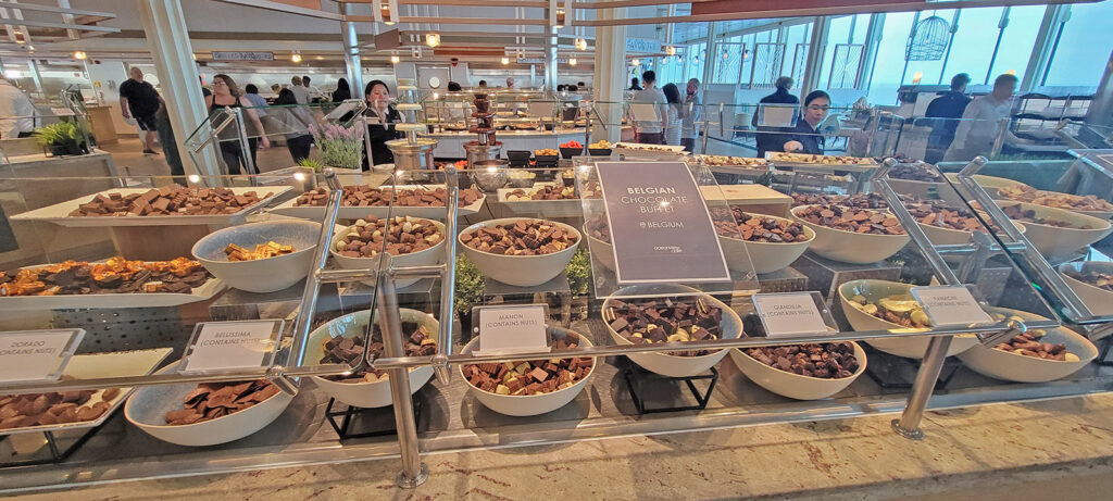 a belgian chocolate buffet